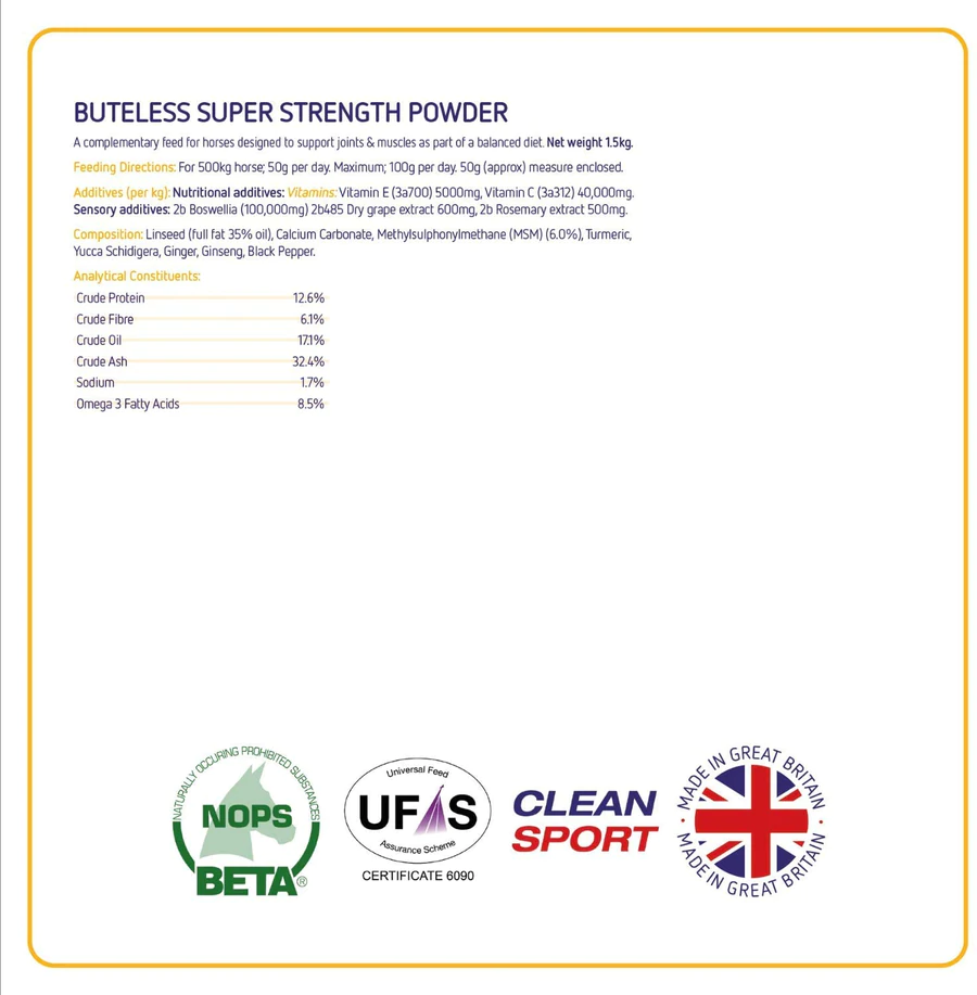 Buteless Super Strength Powder 
