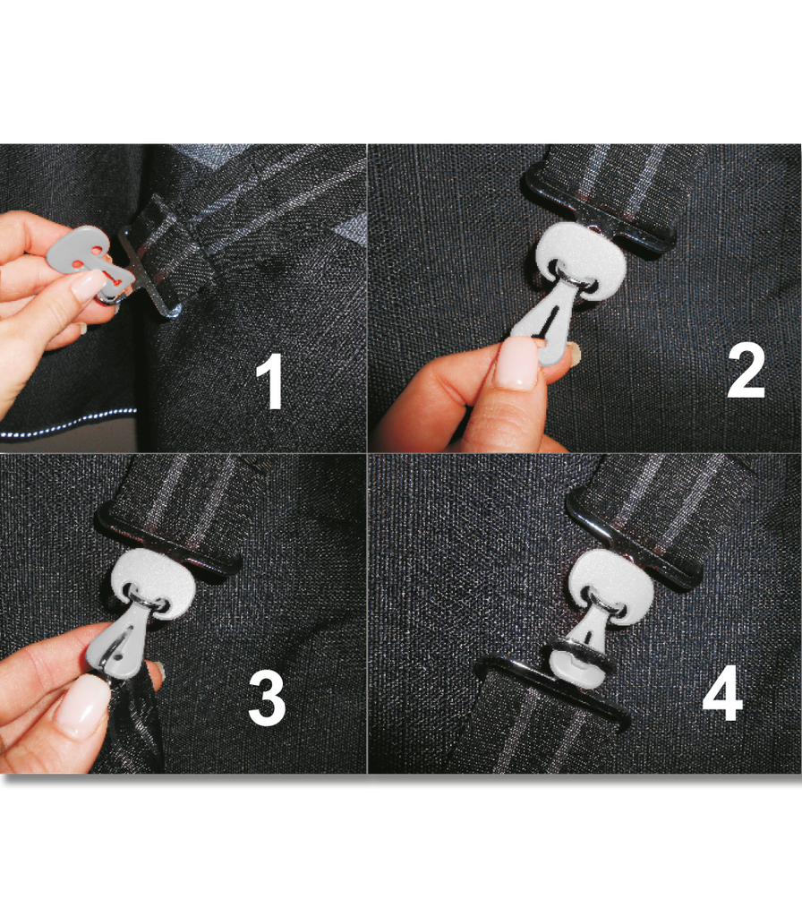 Safe-Gum, conjunto de 6 para fixadores em T