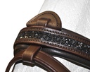 Cabeçada Canter Black strass