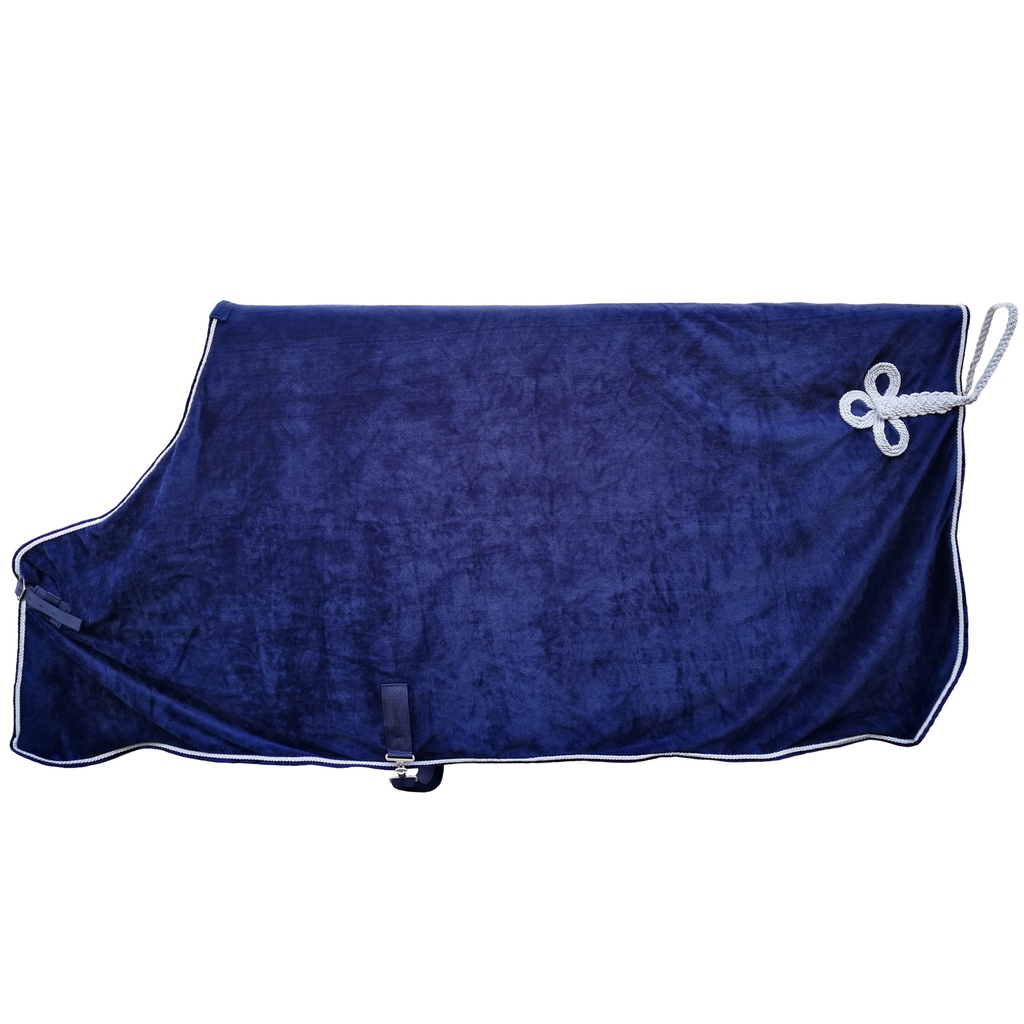 Manta polar Canter com Brandebourg Cinza