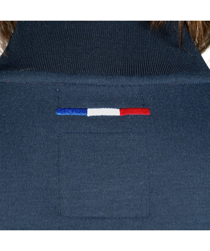 Sweat com zipper France Criança