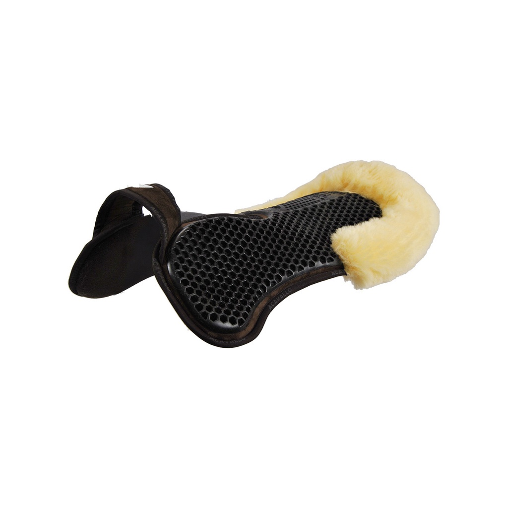 Protector Acavallo withers free hexagonal gel pad with micropile com pelo