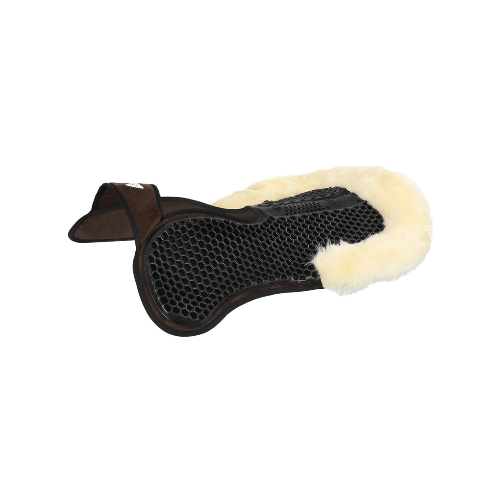 Protector Acavallo withers free hexagonal gel pad with micropile com pelo