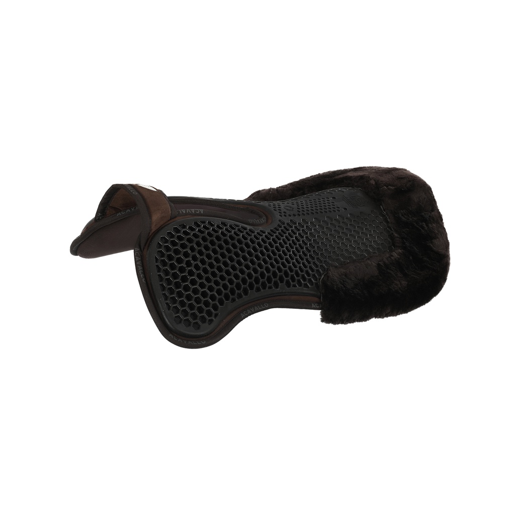 Protector Acavallo withers free hexagonal gel pad with front riser, memory foam and back com pelo
