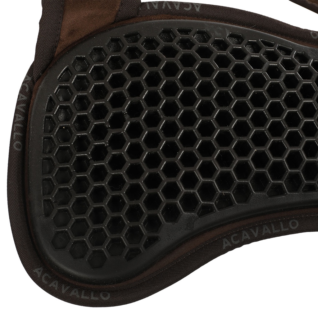 Protector Acavallo withers free hexagonal gel pad with front riser, memory foam and back com pelo