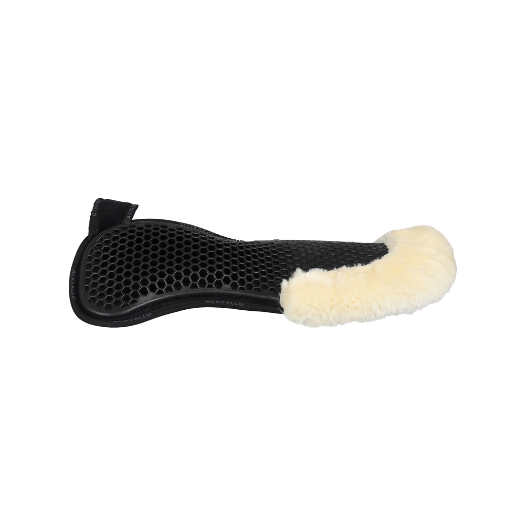 Protector Acavallo withers free hexagonal gel pad with front riser, memory foam and back com pelo