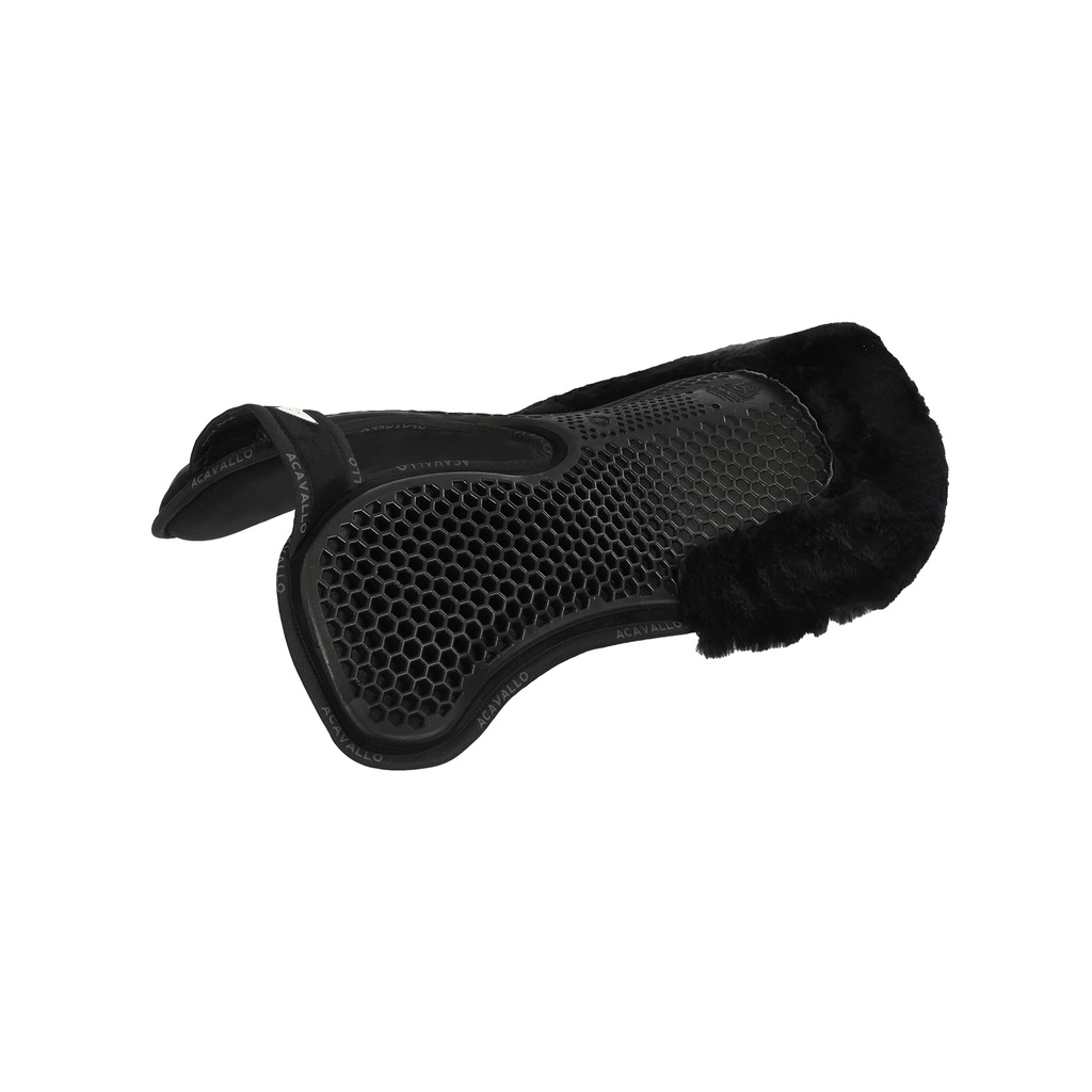 Protector Acavallo withers free hexagonal gel pad with front riser, memory foam and back com pelo