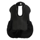 Protector Acavallo withers free hexagonal gel pad with front riser, memory foam and back com pelo