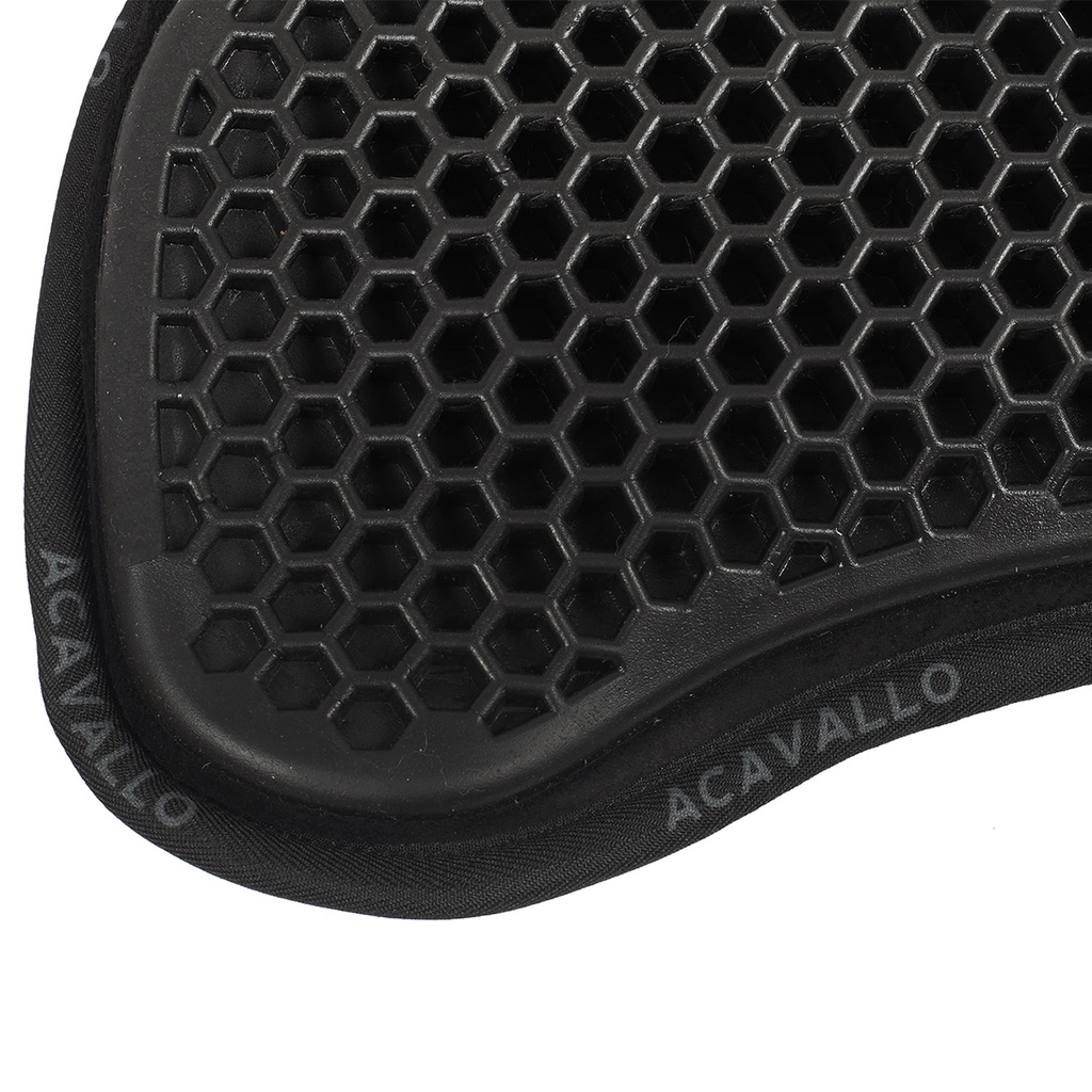 Protector Acavallo withers free hexagonal gel pad with front riser, memory foam and back com pelo