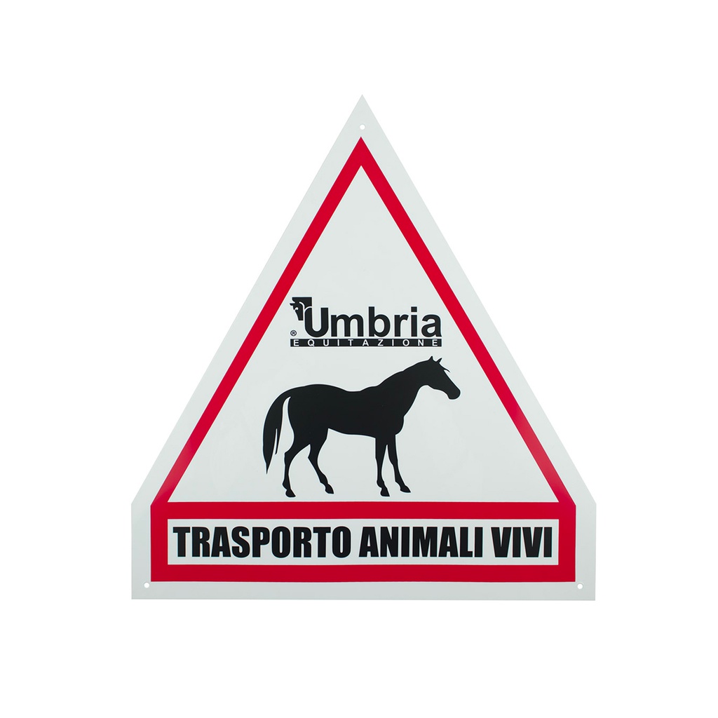 Triângulo plástico de sinalização Umbria Equitazione