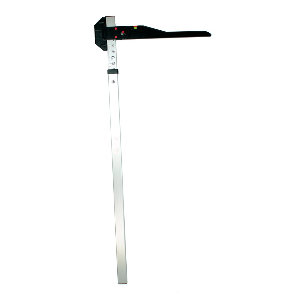 Ferramenta para medir altura de cavalos em aluminio