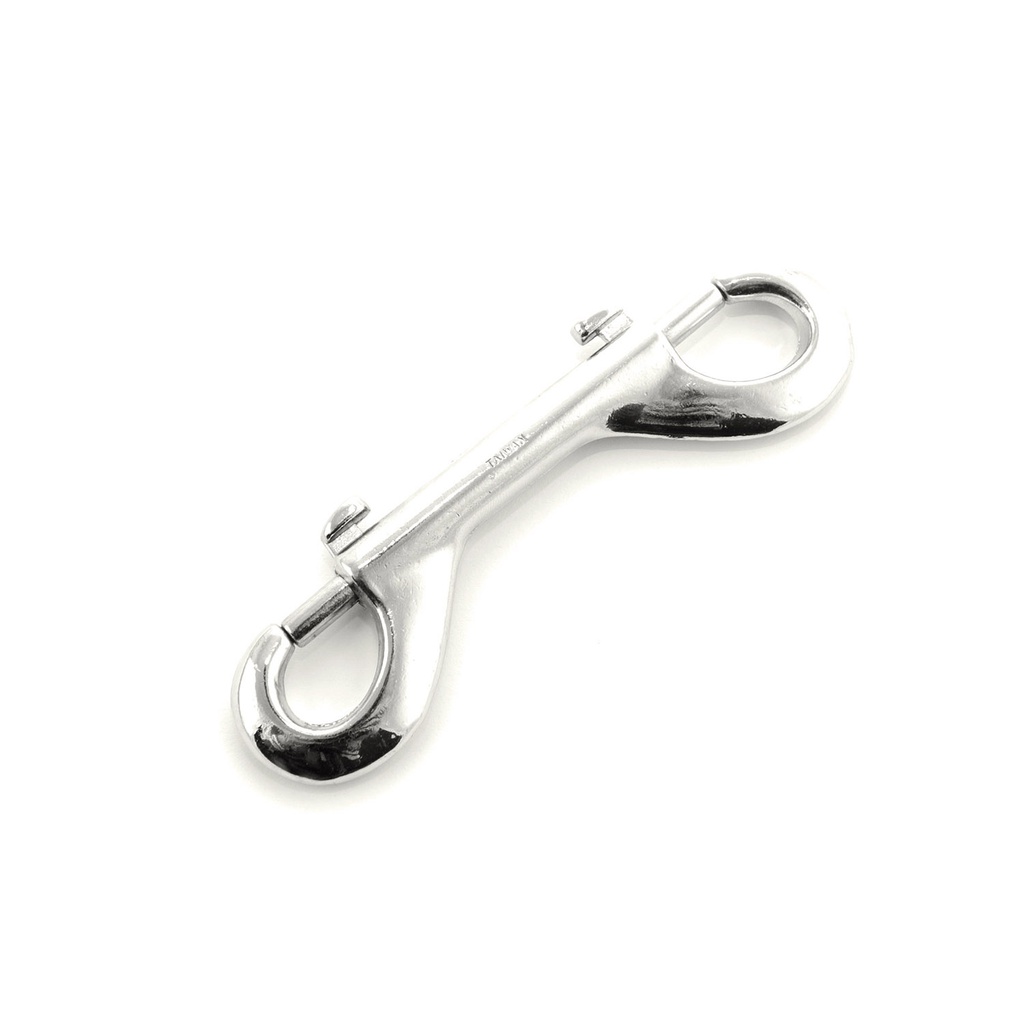 Mosquetão duplo de inox