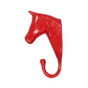 Suporte preto em forma de cabeça de cavalo