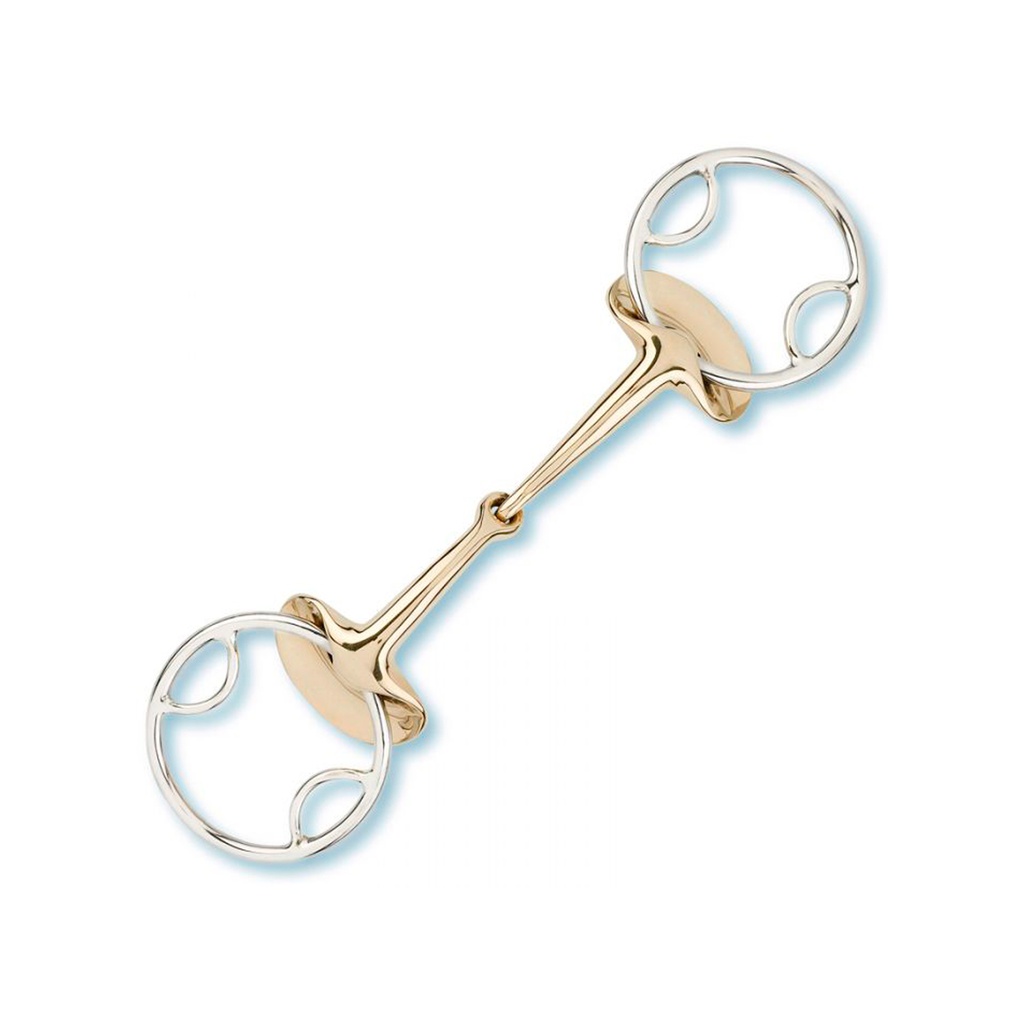 Bridão simples dourado wings 4 em 1 stubben