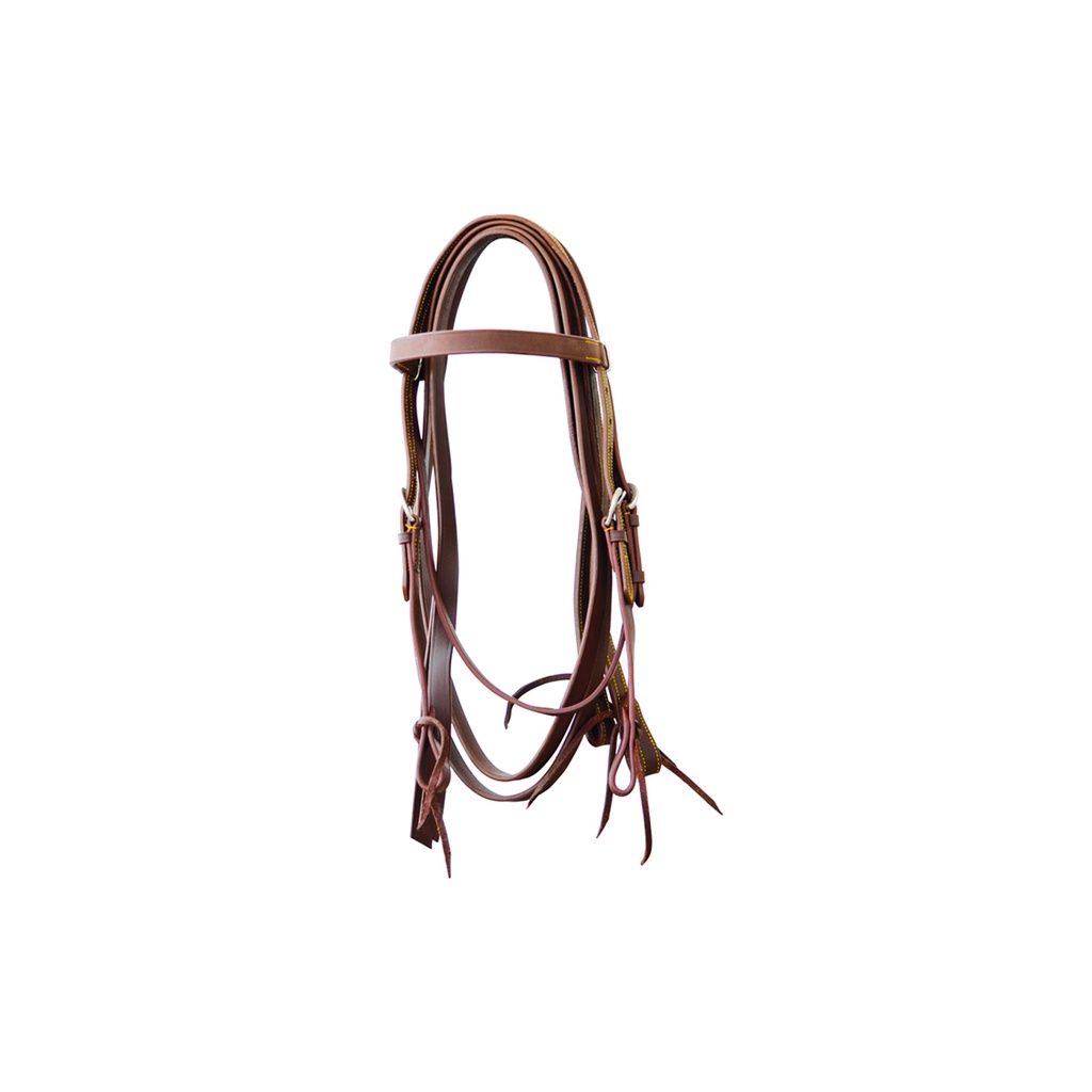 Cabeçada de ponéi western com rédeas
