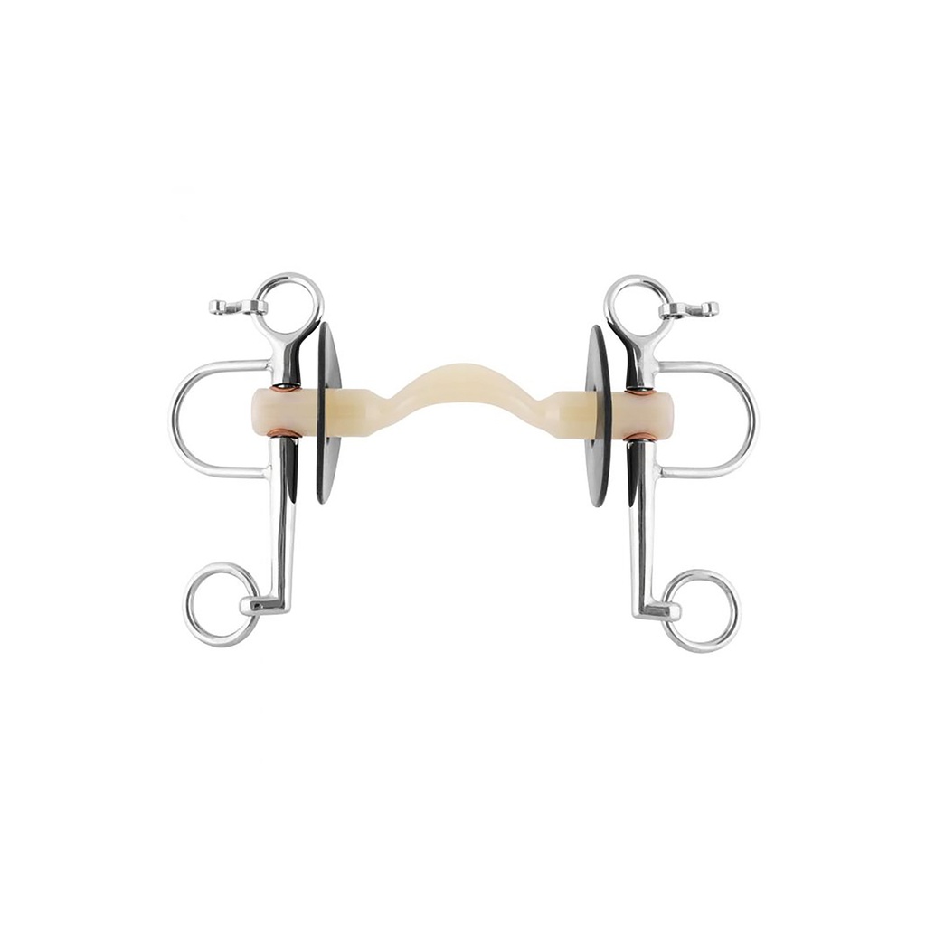 Pelham nathe soft w.port and short cheeks