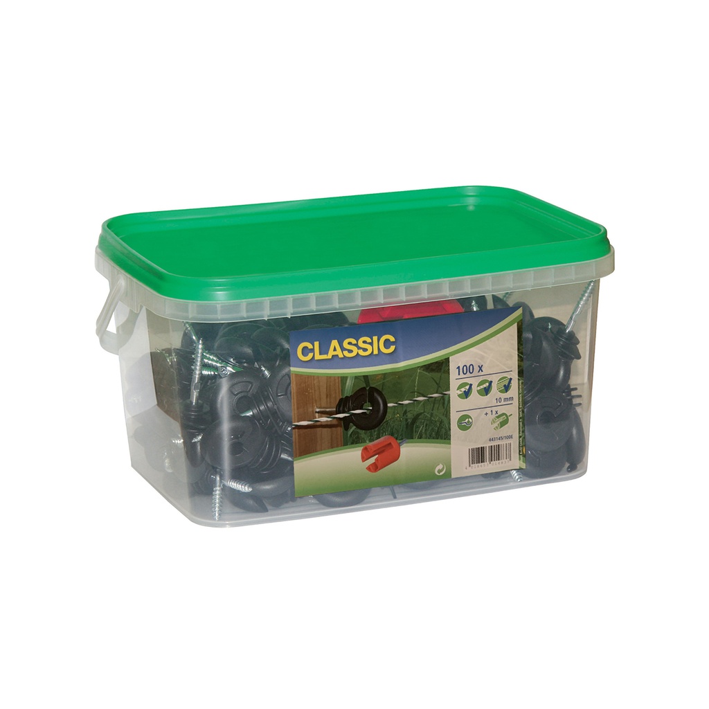 Anéis isoladores com suporte curto 