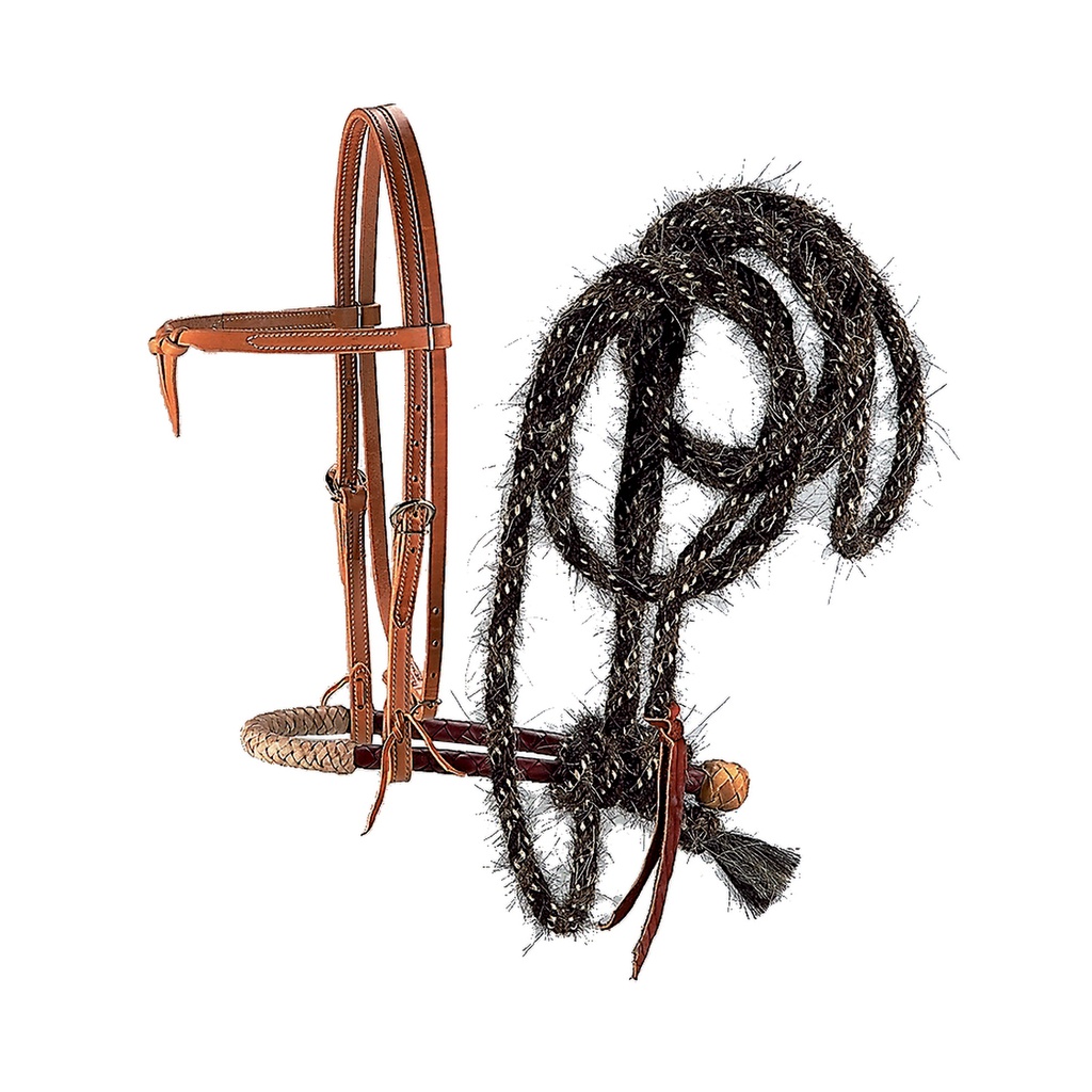Conjunto bosal e corda de crina pools