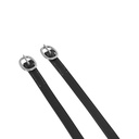 Correias de esporins de couro com fivela ouro rosa