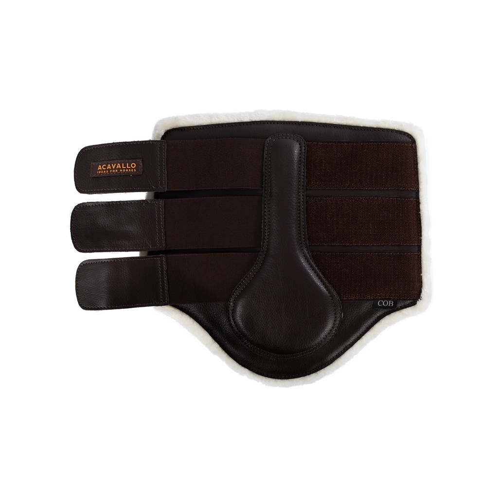 Protector de tendão cavallo eco-leather trás