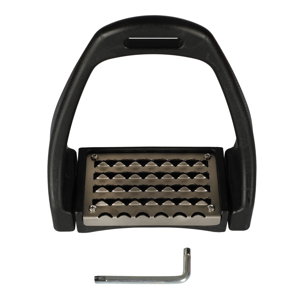 Estribos Acavallo adjustable stainless steel pad