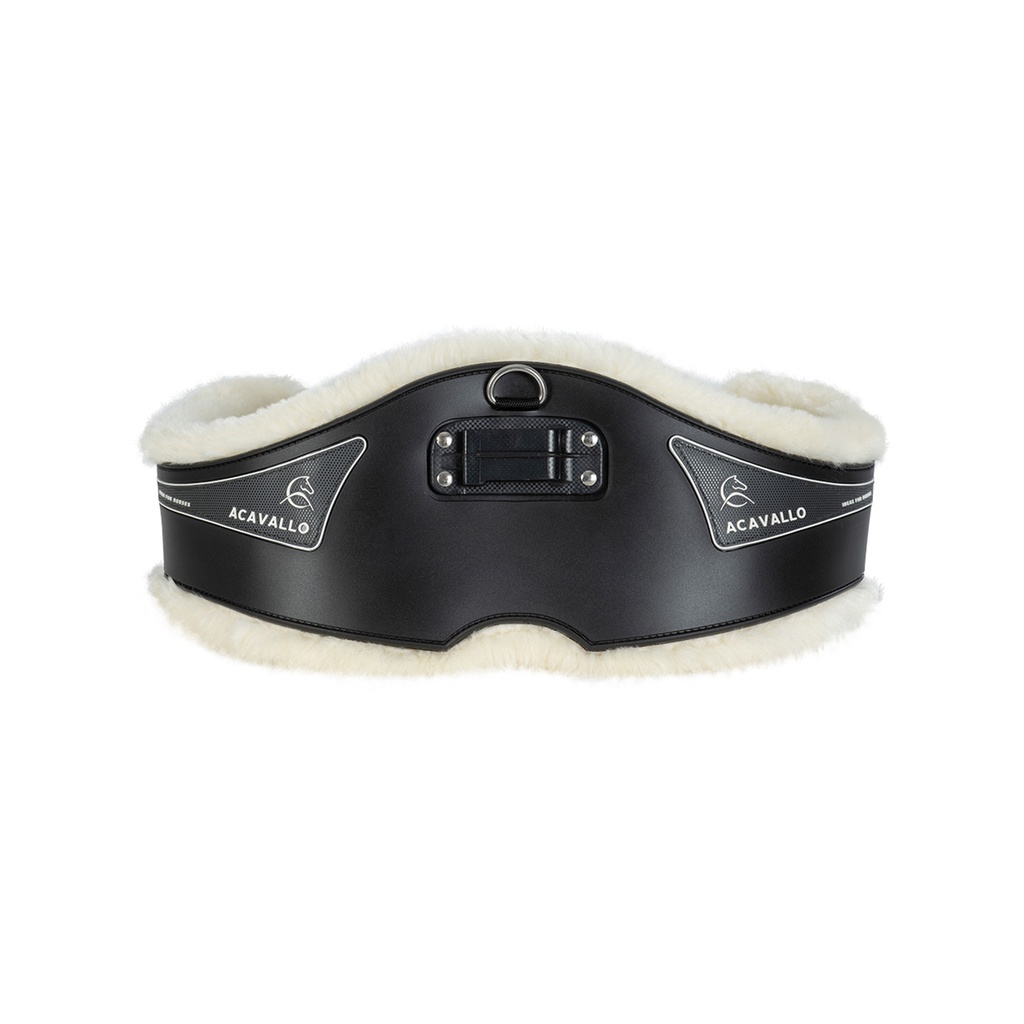 Cilha Acavallo gel & pvc anatómica pelo sintético