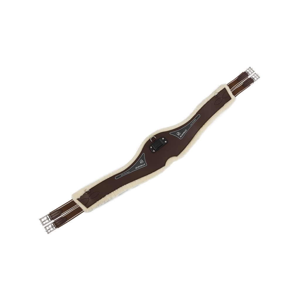 Cilha Acavallo gel & pvc anatómica pelo sintético