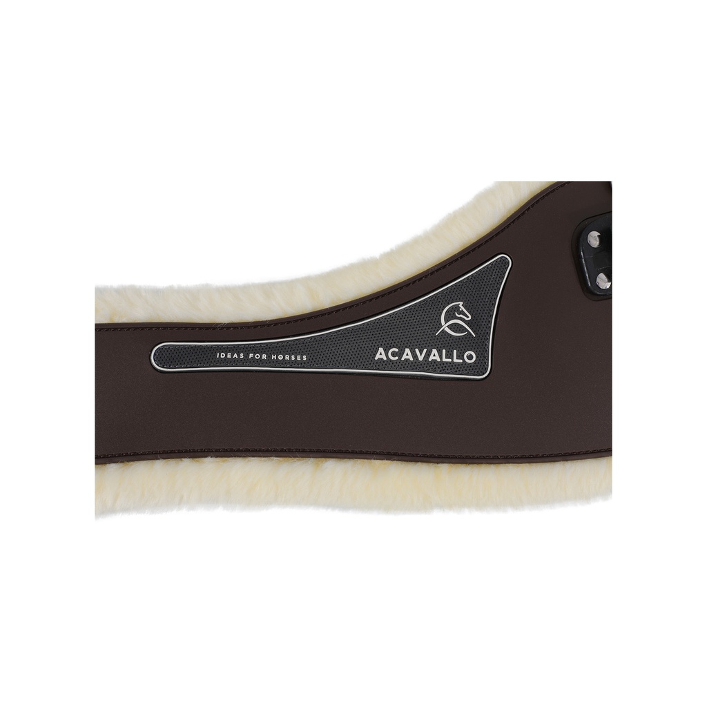 Cilha Acavallo gel & pvc anatómica pelo sintético