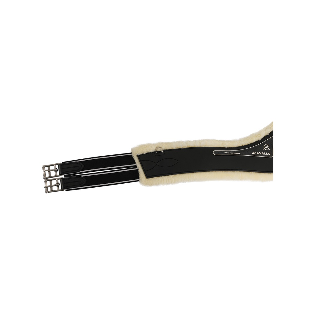 Cilha Acavallo gel & pvc anatómica pelo sintético