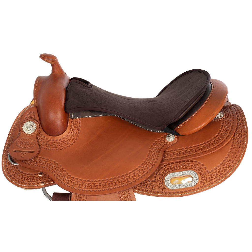 Protector de arreio Acavallo western classic gel 10mm thickness with dri-lex 