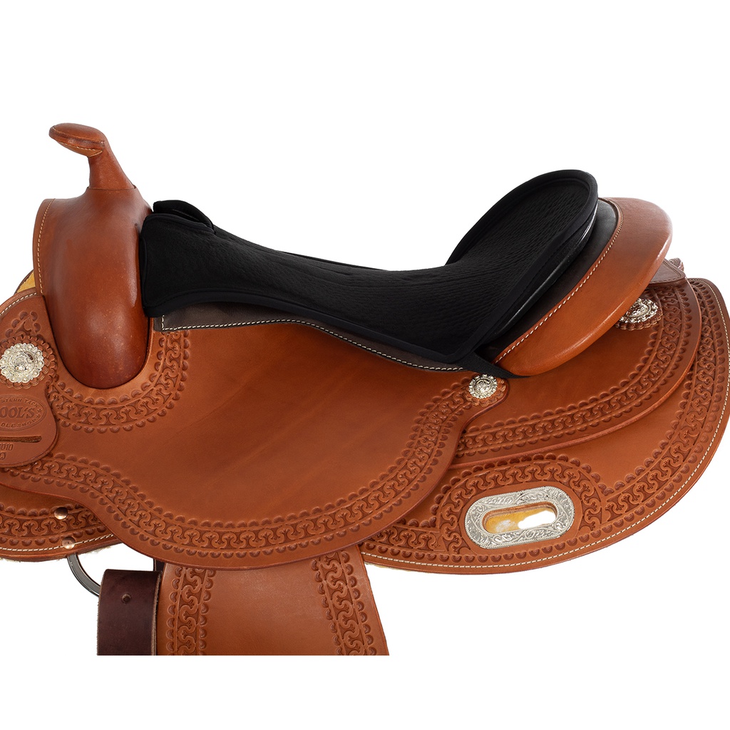 Protector de arreio Acavallo western classic gel 10mm thickness with dri-lex 