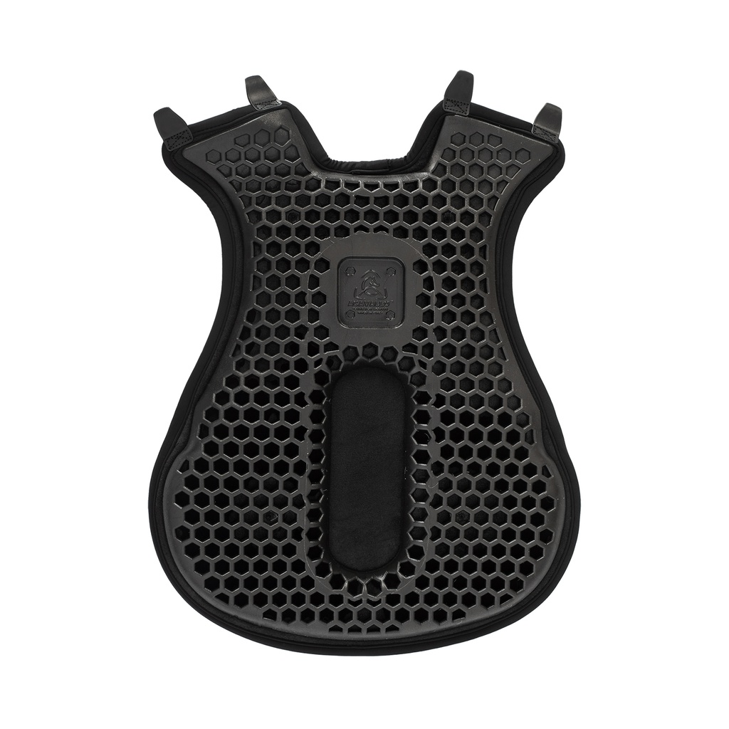 Protector de arreio Acavallo ortho-coccyx western hexagonal gel 20mm thickness with dry-lex 