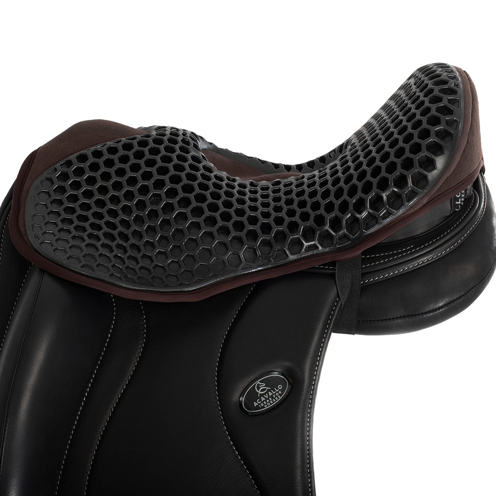 Protector de arreio Acavallo ortho-pubis hexagonal gel 20mm thickness ensino