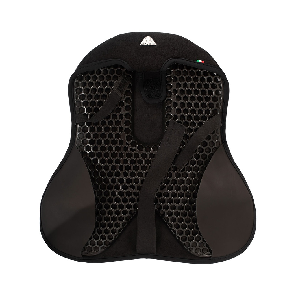 Protector de arreio Acavallo ortho-coccyx classic gel 20mm thickness ensino with dri-lex