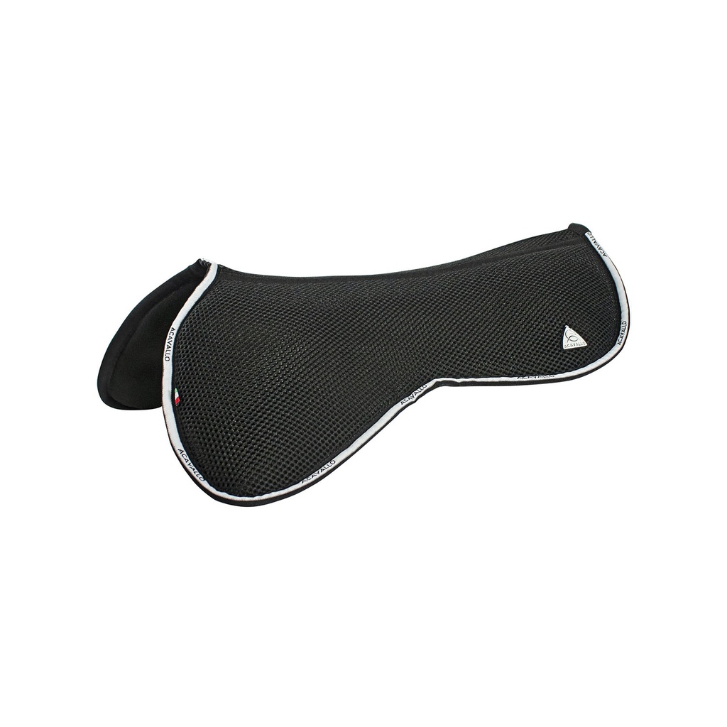 Protector Acavallo withers shaped spine free close contact double face 3d spacer in memory foam con micropile