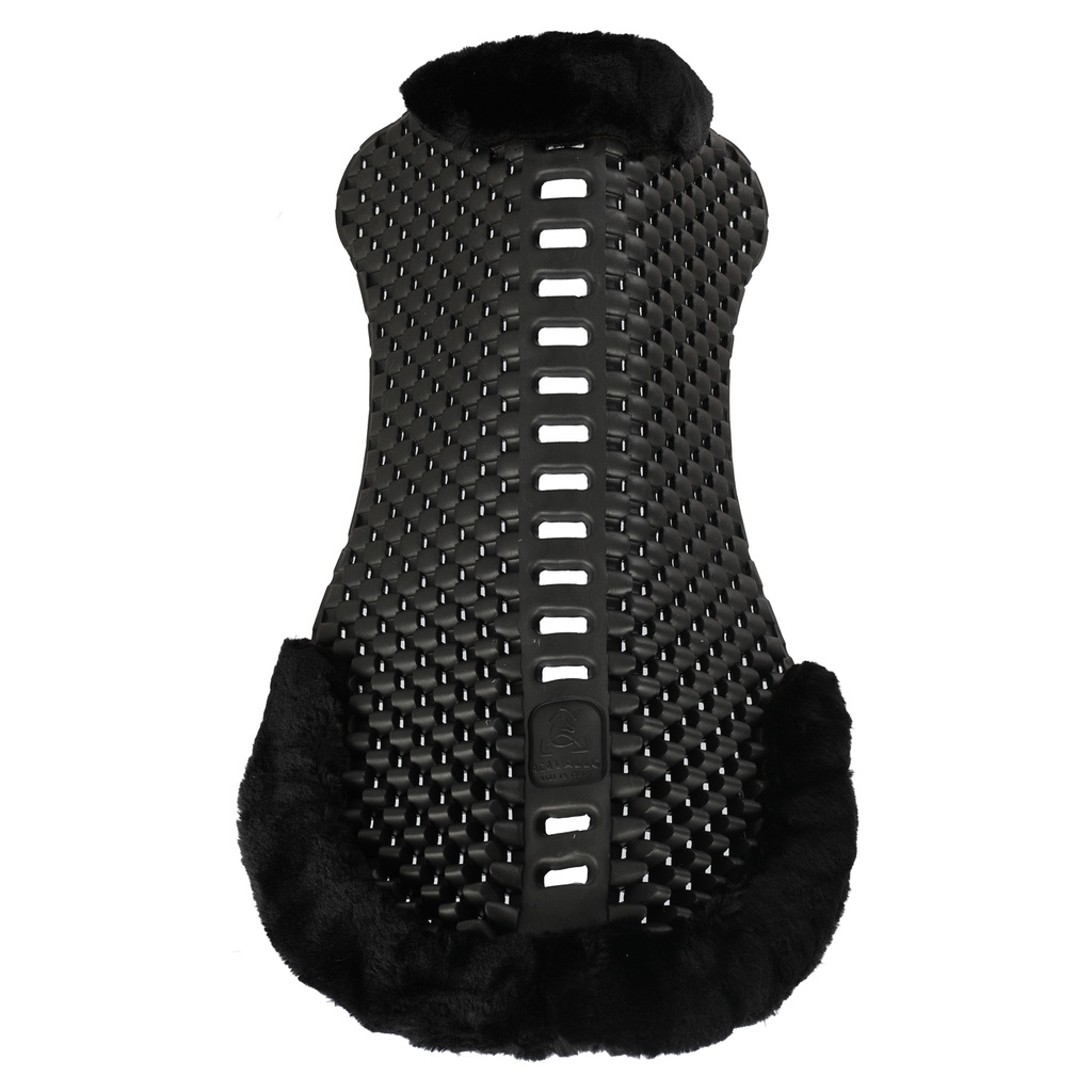 Protector Acavallo piuma air-release featherlight eva with back riser com pelo sintético