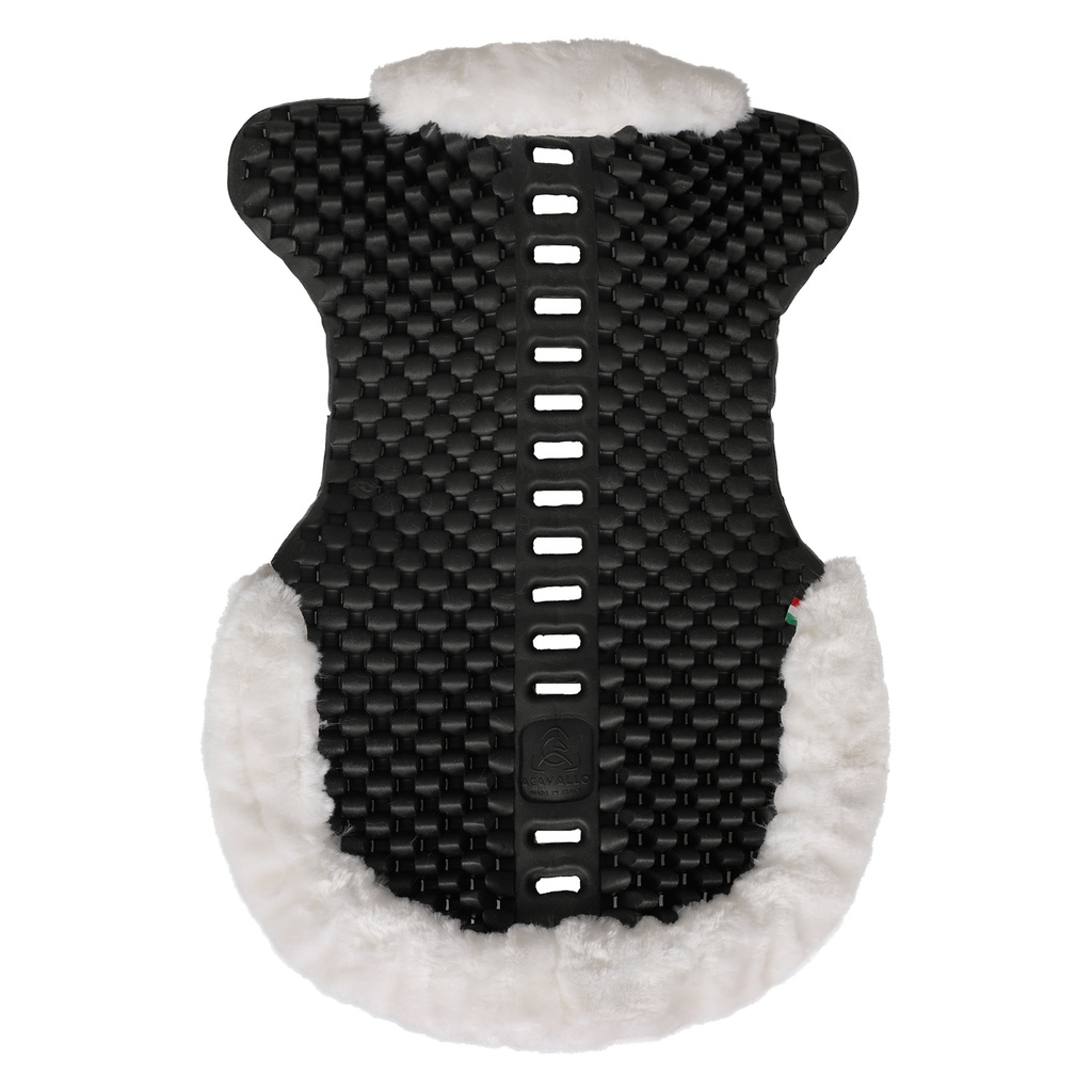 Protector Acavallo piuma air-release featherlight eva with double riser com pelo sintético