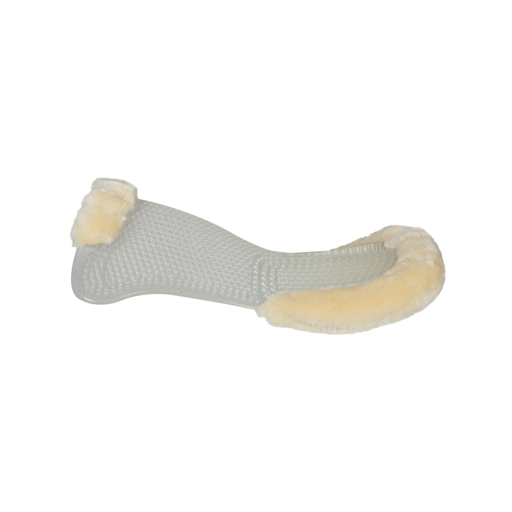 Protector Acavallo classic gel with back riser cut com pelo sintético