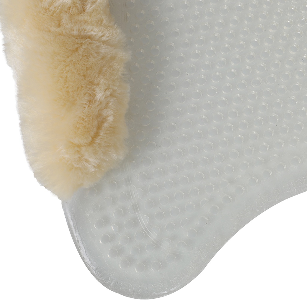 Protector Acavallo classic gel with back riser cut com pelo sintético