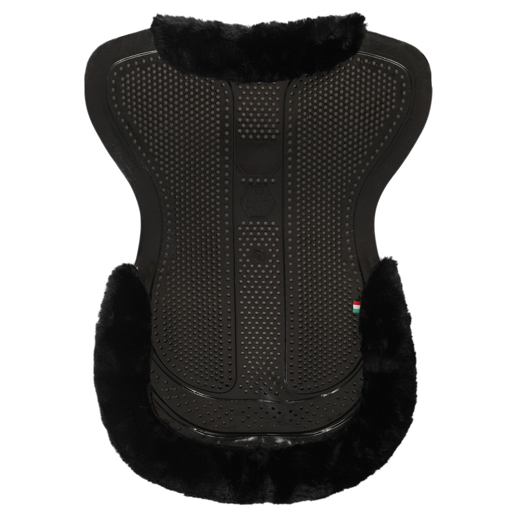 Protector Acavallo classic gel with back riser cut com pelo sintético