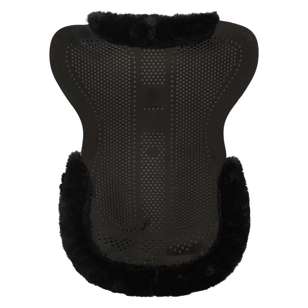Protector Acavallo classic gel with back riser cut com pelo sintético