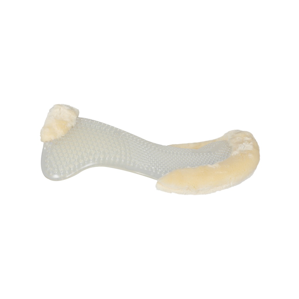 Protector Acavallo classic gel with front riser cut com pelo sintético