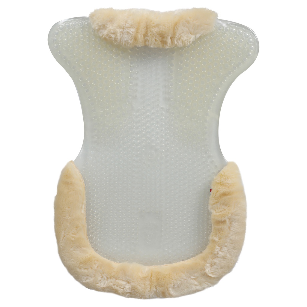 Protector Acavallo classic gel with front riser cut com pelo sintético