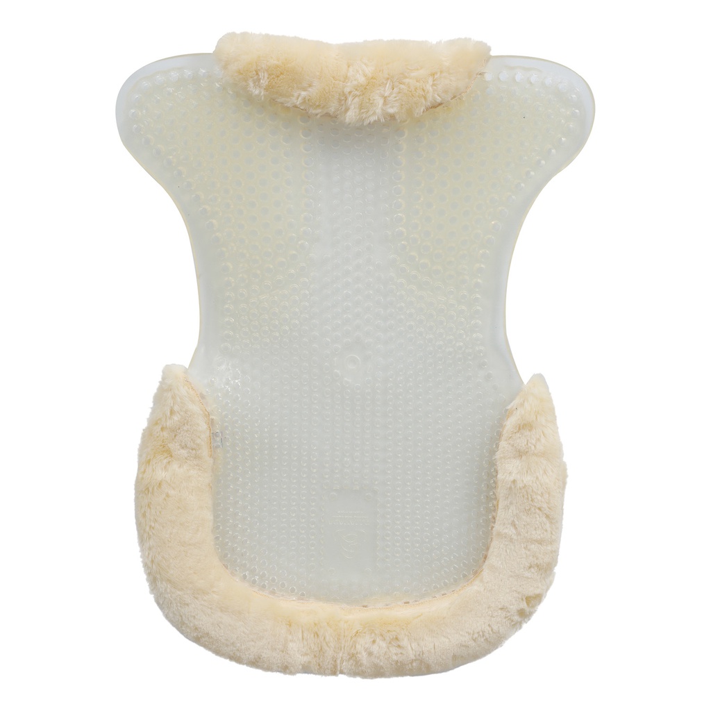 Protector Acavallo classic gel with front riser cut com pelo sintético