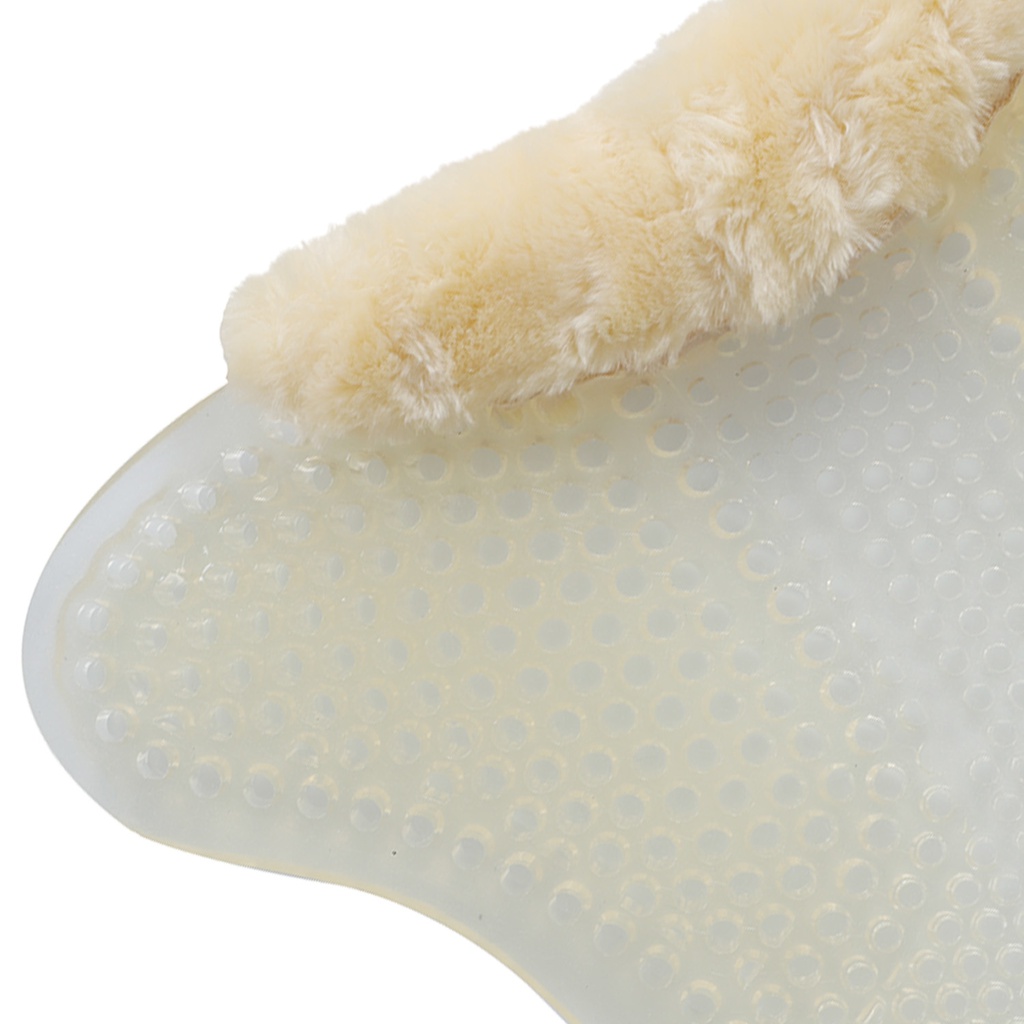 Protector Acavallo classic gel with front riser cut com pelo sintético