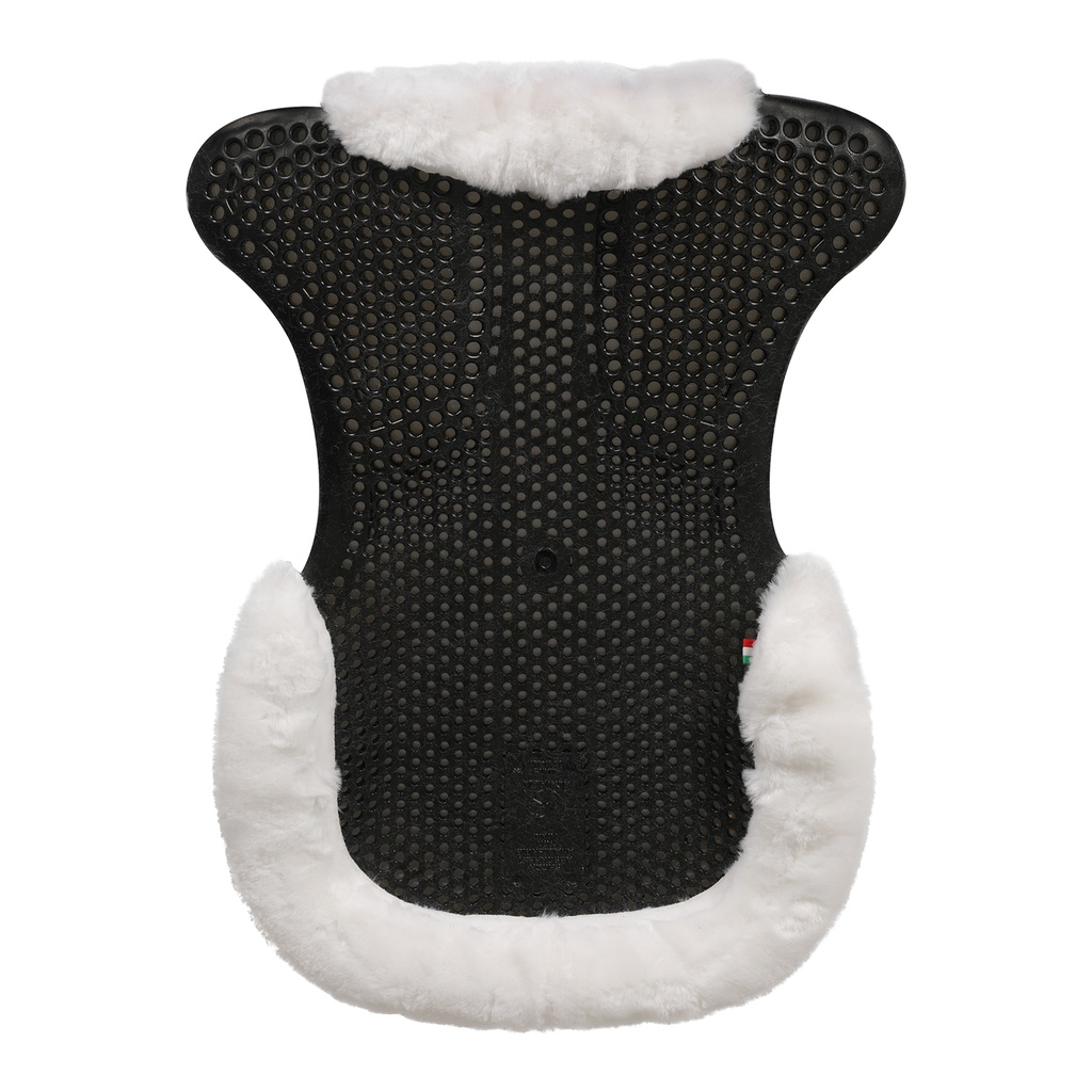Protector Acavallo classic gel with front riser cut com pelo sintético