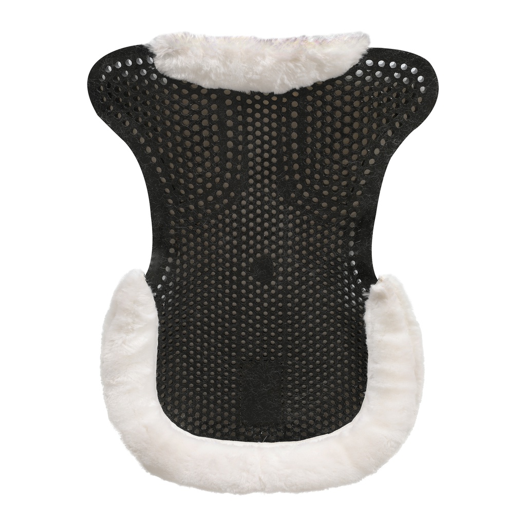 Protector Acavallo classic gel with front riser cut com pelo sintético