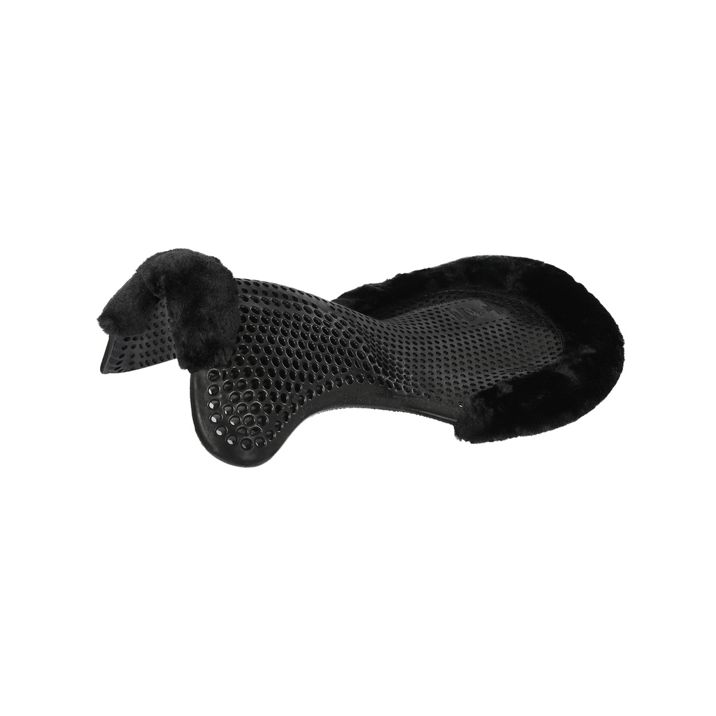 Protector Acavallo classic gel with front riser cut com pelo sintético