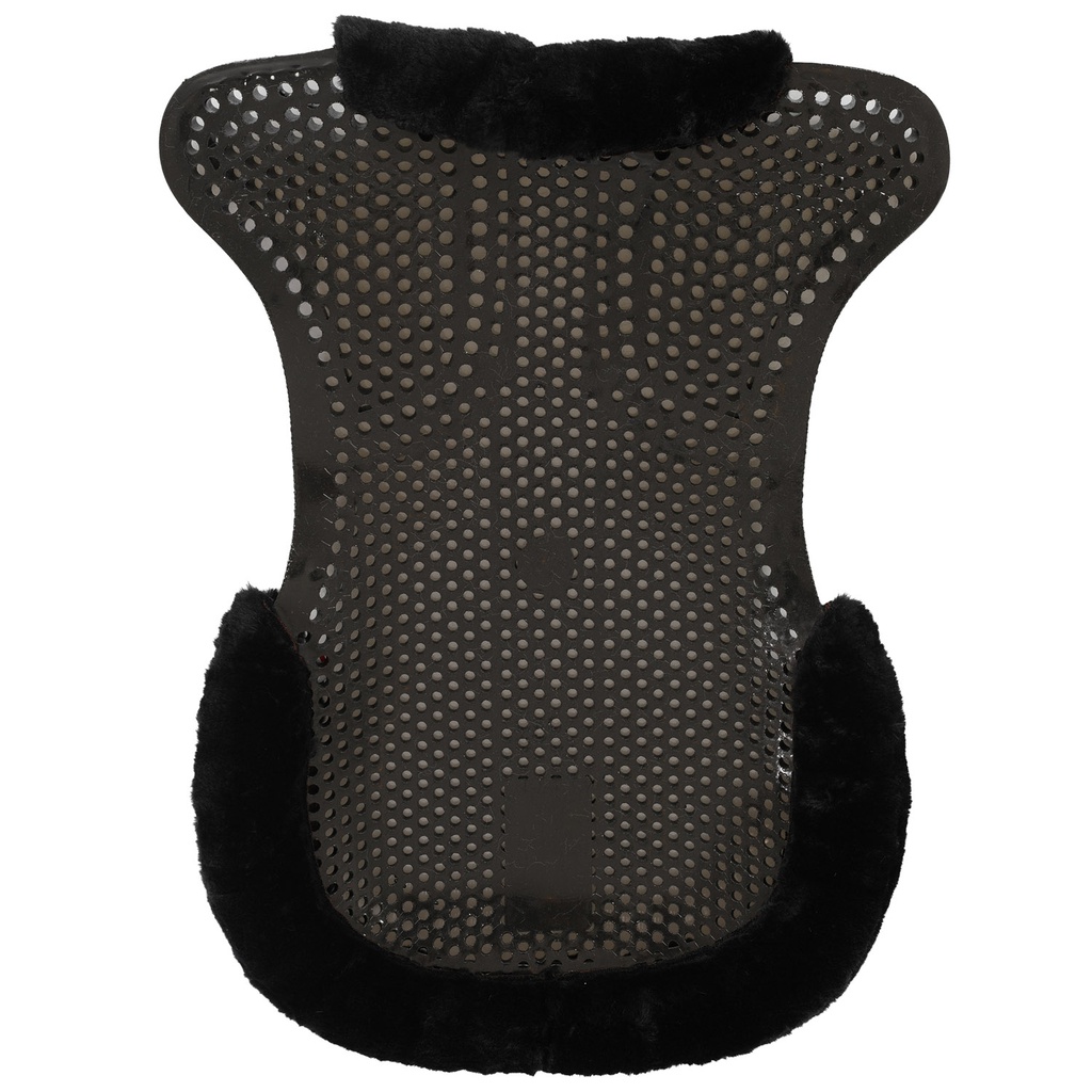 Protector Acavallo classic gel with front riser cut com pelo sintético