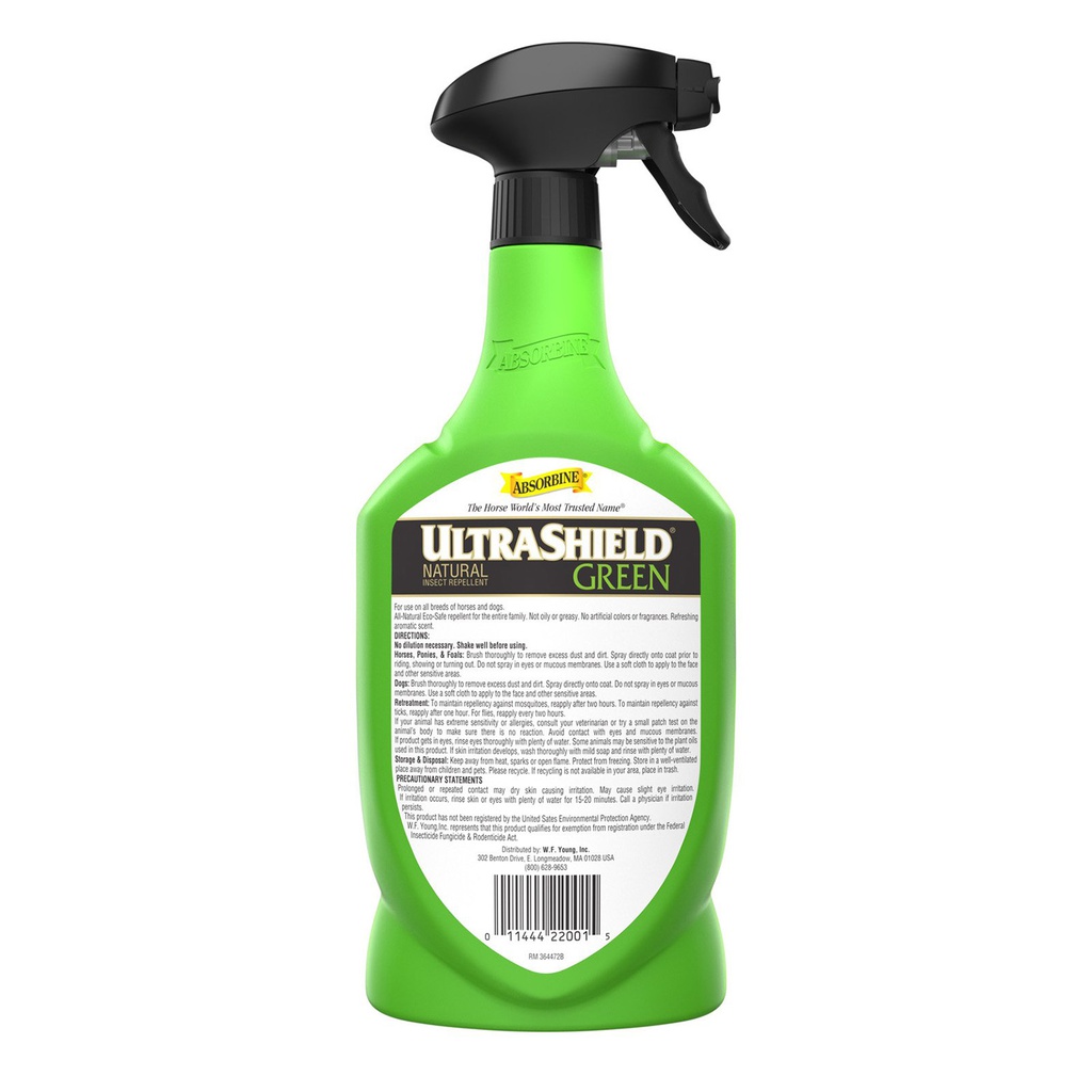 Spray ultra shield green natural 
